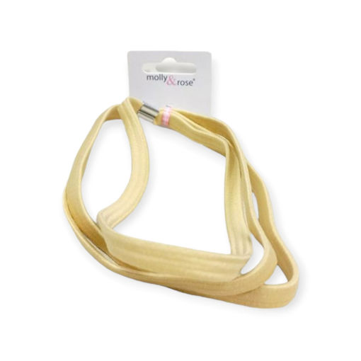 Picture of BEIGE ELASTIC HAIR BANDS X3PCS